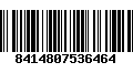 Código de Barras 8414807536464