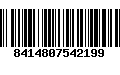 Código de Barras 8414807542199