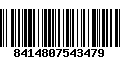 Código de Barras 8414807543479