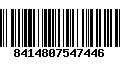 Código de Barras 8414807547446