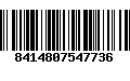 Código de Barras 8414807547736