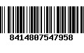 Código de Barras 8414807547958