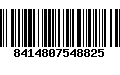 Código de Barras 8414807548825