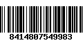 Código de Barras 8414807549983