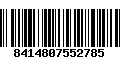 Código de Barras 8414807552785