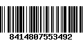 Código de Barras 8414807553492