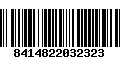 Código de Barras 8414822032323