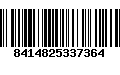 Código de Barras 8414825337364