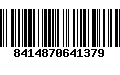 Código de Barras 8414870641379