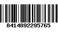 Código de Barras 8414892295765