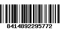 Código de Barras 8414892295772