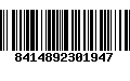 Código de Barras 8414892301947