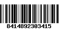 Código de Barras 8414892303415