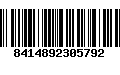 Código de Barras 8414892305792