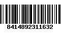 Código de Barras 8414892311632