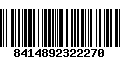 Código de Barras 8414892322270