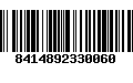 Código de Barras 8414892330060