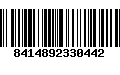 Código de Barras 8414892330442