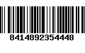 Código de Barras 8414892354448