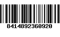 Código de Barras 8414892360920