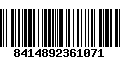 Código de Barras 8414892361071