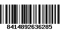 Código de Barras 8414892636285