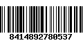 Código de Barras 8414892780537