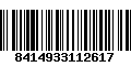 Código de Barras 8414933112617