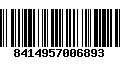 Código de Barras 8414957006893