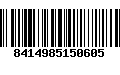 Código de Barras 8414985150605