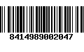 Código de Barras 8414989002047