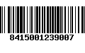 Código de Barras 8415001239007