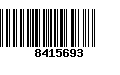 Código de Barras 8415693