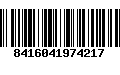 Código de Barras 8416041974217