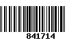 Código de Barras 841714