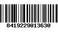 Código de Barras 8419229013630