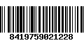 Código de Barras 8419759021228