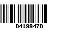 Código de Barras 84199478