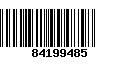 Código de Barras 84199485