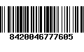 Código de Barras 8420046777605