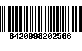 Código de Barras 8420098202506