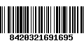 Código de Barras 8420321691695