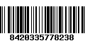 Código de Barras 8420335778238