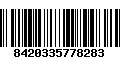 Código de Barras 8420335778283