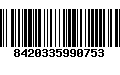 Código de Barras 8420335990753