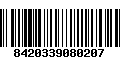 Código de Barras 8420339080207