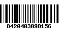 Código de Barras 8420403090156