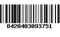 Código de Barras 8420403093751