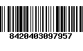 Código de Barras 8420403097957