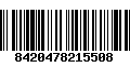 Código de Barras 8420478215508